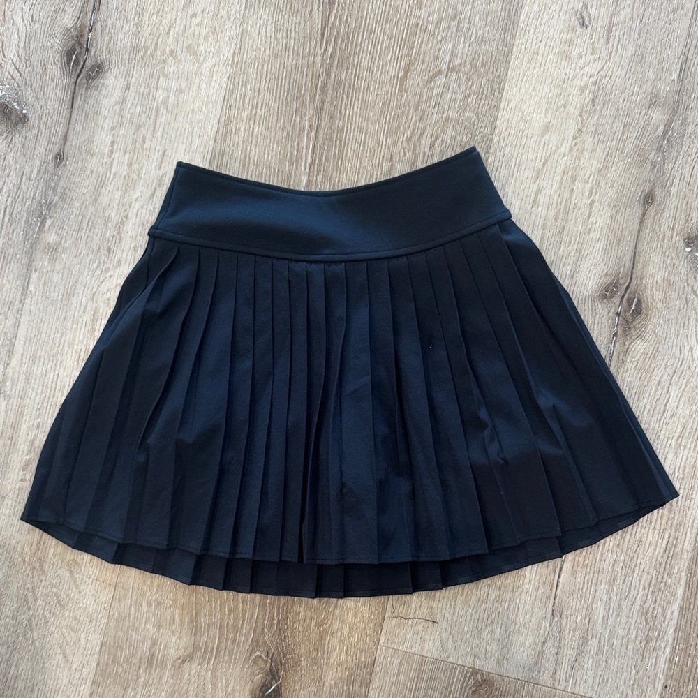 abercrombie kids Black Pleated Skater Skirt